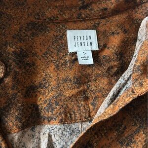 Snake skin patterned long sleeve dress